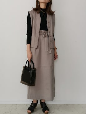 HALさん（レディース・162cm）の春コーディネート