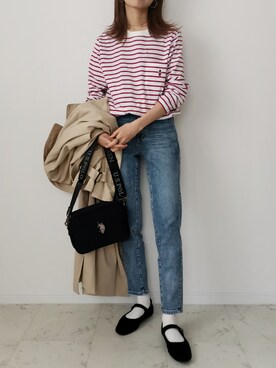 HALさん(レディース・162cm)の春コーディネート