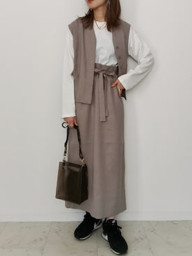 HALさん(レディース・162cm)の春コーディネート