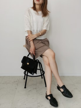 HALさん（レディース・162cm）の春コーディネート