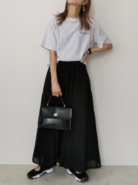 「bohmal（ボマール）のアイテム」を使った、HALさん（レディース・162cm）の春コーディネート