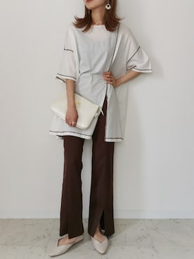 HALさん（レディース・162cm）の春コーディネート