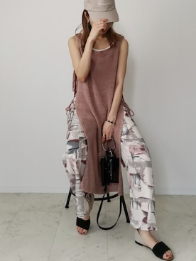 HALさん（レディース・162cm）の春コーディネート