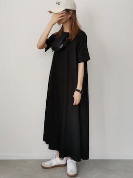 「patagonia」｜「アイテム（ワンピース/ドレス）」を使った、HALさん（レディース・162cm）の夏コーディネート
