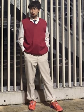 「アイテム（フォーマルスーツ/小物）」を使った、きりんてぇやん🦒(野中竜馬)さん（メンズ・182cm・20代）の春コーディネート
