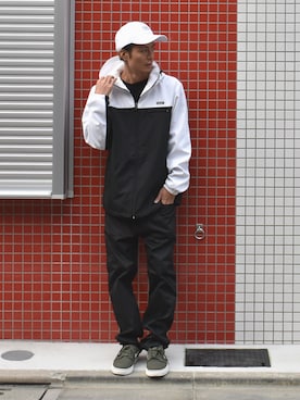 「オトナカジュアル」｜「アイテム（ナイロンジャケット）」を使った、まっつんさん（メンズ・173cm）の秋コーディネート