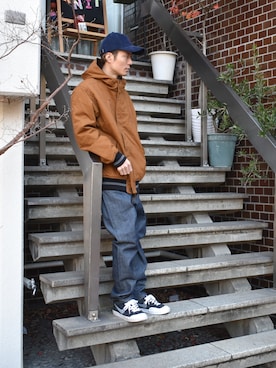 まっつんさん（メンズ・173cm）の冬コーディネート