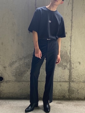 「endevice（エンデヴァイス）のアイテム（ブーツ）」を使った、おのさん（メンズ・174cm）の春コーディネート