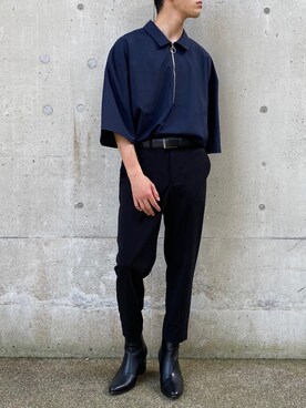 「endevice（エンデヴァイス）のアイテム（ブーツ）」を使った、おのさん（メンズ・174cm）の夏コーディネート