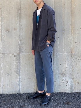 「Daniel Wellington（ダニエルウェリントン）のアイテム（アナログ腕時計）」を使った、おのさん（メンズ・175cm）の秋コーディネート