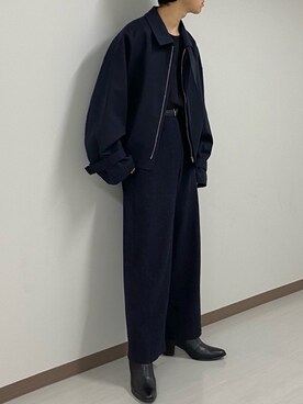 「endevice（エンデヴァイス）のアイテム（ブーツ）」を使った、おのさん（メンズ・175cm）の秋コーディネート