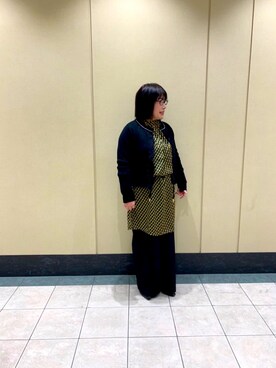 「NARACAMICIE（ナラカミーチェ）のアイテム（ワンピース/ドレス）」を使った、pearlさん（レディース・153cm）の秋コーディネート