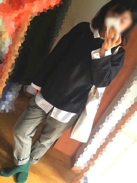 「soi-e（ソワ）のアイテム」を使った、のんさんさん（レディース・152cm）の秋コーディネート