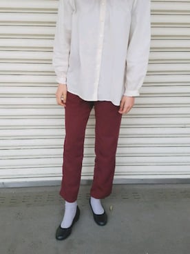 「pas de calais（パドカレ）のアイテム」を使った、和香 Wakoさん（レディース・153cm）の春コーディネート