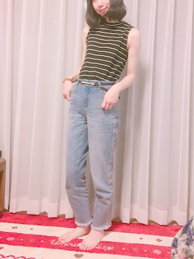 rii☺︎さん（レディース・161cm）の夏コーディネート