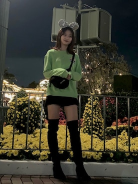「EGOIST（エゴイスト）のアイテム（パンツ）」を使った、kanaさん（レディース・167cm）の秋コーディネート