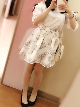 「Bobon21（ボボンニジュウイチ）のアイテム」を使った、めろんさん（レディース・152cm）の夏コーディネート