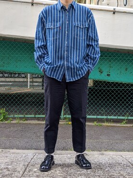 「Guranisuta（グラニスタ）のアイテム」を使った、ぼりばるさん（メンズ・180cm）の春コーディネート