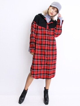 「BARAK（バラク）のアイテム」を使った、BARAKさん（レディース・165cm）の秋コーディネート
