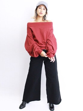 「BARAK（バラク）のアイテム（スウェット）」を使った、BARAKさん（レディース・165cm）の秋コーディネート