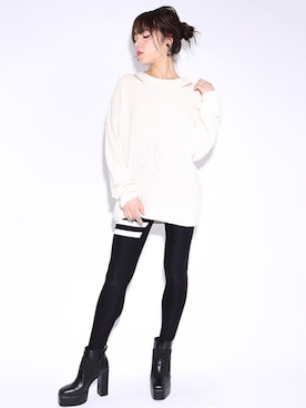 「BARAK（バラク）のアイテム」を使った、BARAKさん（レディース・165cm）の秋コーディネート