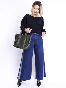 「ニツト」｜BARAKさん（レディース・165cm）の冬コーディネート