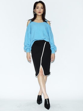 「BARAK（バラク）のアイテム」を使った、BARAKさん（レディース・165cm）の冬コーディネート