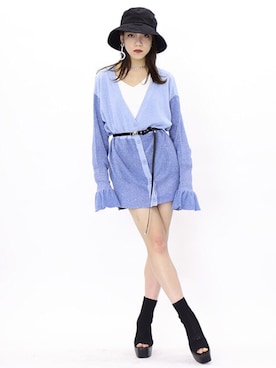 「BARAK（バラク）のアイテム（アクセサリー）」を使った、BARAKさん（レディース・165cm）の冬コーディネート