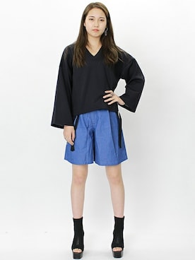 「シャーリング」｜BARAKさん（レディース・165cm）の春コーディネート