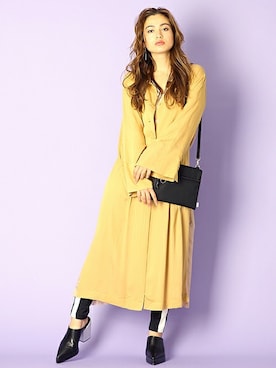 「BARAK（バラク）のアイテム」を使った、BARAKさん（レディース・165cm）の春コーディネート