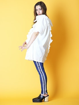 「BARAK（バラク）のアイテム」を使った、BARAKさん（レディース・165cm）の春コーディネート