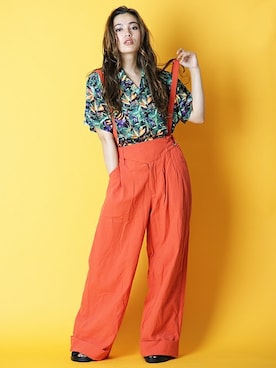 「BARAK（バラク）のアイテム」を使った、BARAKさん（レディース・165cm）の夏コーディネート