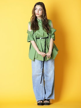 BARAKさん（レディース・165cm）の夏コーディネート