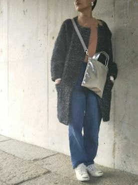 「アッシュペーフランス」｜MAKIさん（レディース・155cm）の冬コーディネート