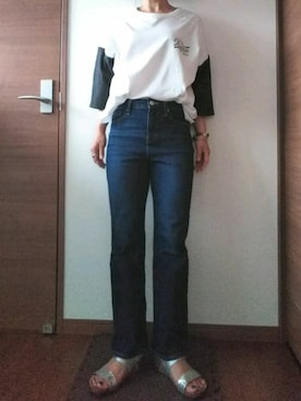 「unglid（アングリッド）のアイテム」を使った、MAKIさん（レディース・155cm）の夏コーディネート