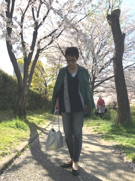 MAKIさん（レディース・155cm）の春コーディネート