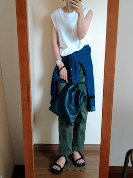 MAKIさん（レディース・155cm）の夏コーディネート