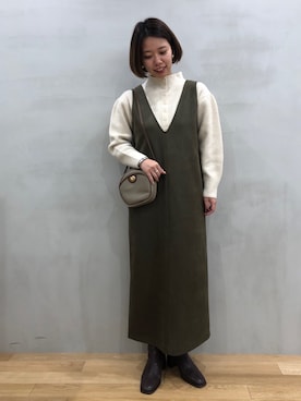 おりなさん(レディース・157cm)の秋コーディネート