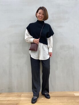 おりなさん（レディース・157cm）の秋コーディネート