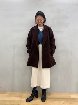 おりなさん(レディース・157cm)の冬コーディネート
