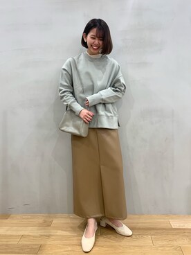 おりなさん（レディース・157cm）の冬コーディネート