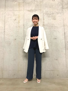 おりなさん（レディース・158cm）の春コーディネート