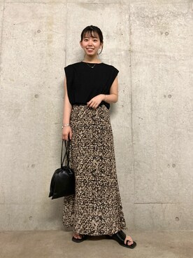 おりなさん（レディース・158cm）の夏コーディネート