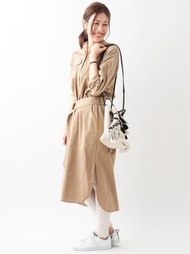 arisa_TYPY本部staffさん（レディース・163cm）の冬コーディネート