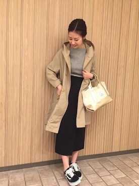 arisa_TYPY本部staffさん（レディース・163cm）の冬コーディネート