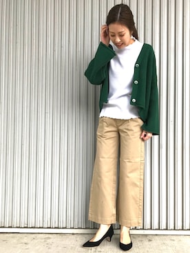 arisa_TYPY本部staffさん（レディース・163cm）の冬コーディネート