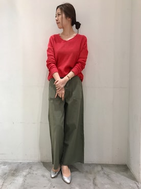 arisa_TYPY本部staffさん（レディース・163cm）の春コーディネート