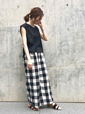 arisa_TYPY本部staffさん(レディース・163cm)の夏コーディネート