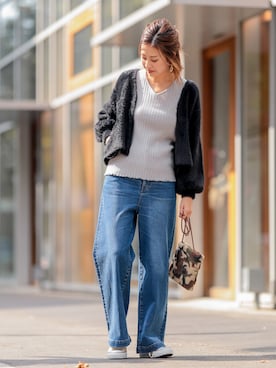 arisa_TYPY本部staffさん（レディース・163cm）の秋コーディネート