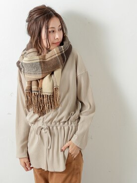 arisa_TYPY本部staffさん（レディース・163cm）の秋コーディネート